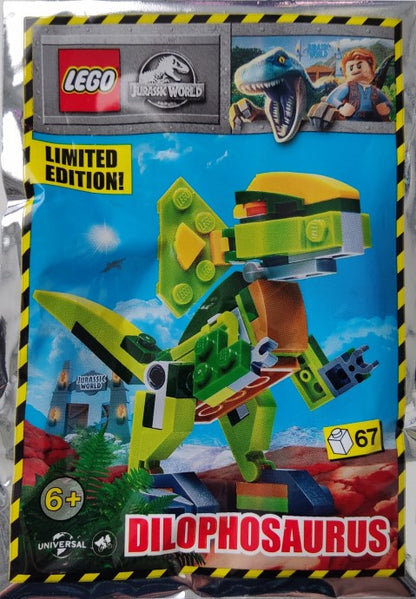 Dilophosaurus Foil Pack