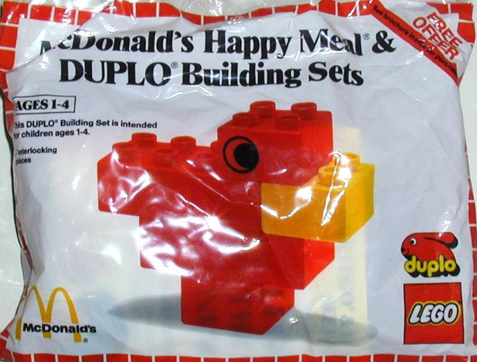 McDonald's Happy Meal & Duplo Building Sets polybag