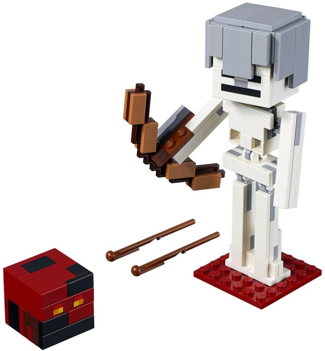 Minecraft Skeleton BigFig with Magma Cube