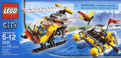 Helicopter and Raft