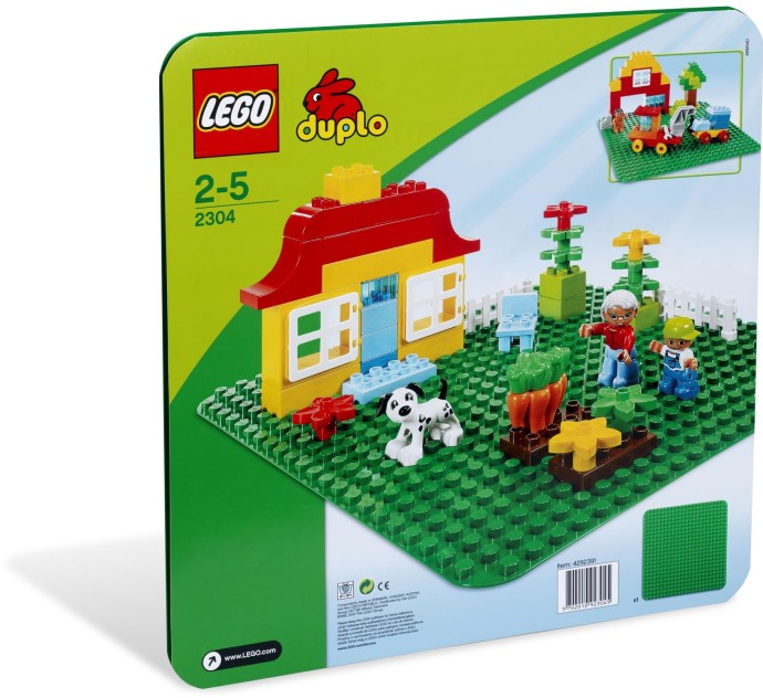 Large Green Building Plate