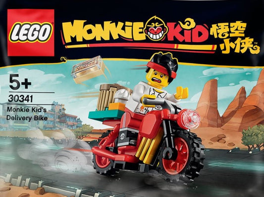 Monkie Kid's Delivery Bike polybag