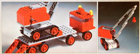 Truck with Crane and Caterpillar Track