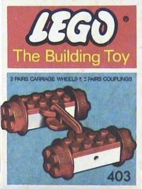 Train Couplers and Wheels (The Building Toy)