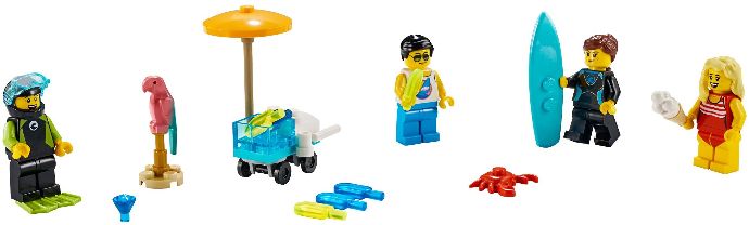 Summer Celebration Minifigure Set blister pack