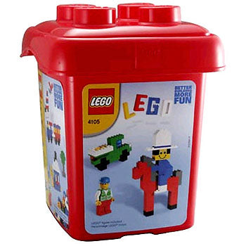 487 Piece Red Bucket