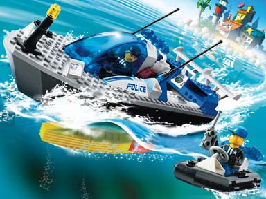 Turbo-charged Police Boat