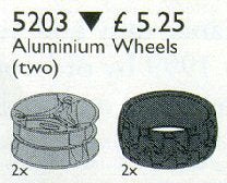 Alloy Wheels with Tires (Silver Wheels)