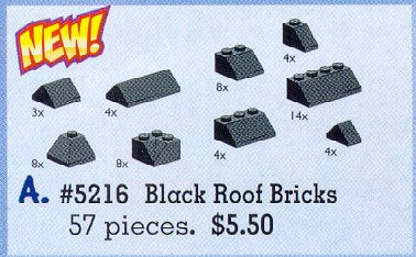Roof Bricks Assorted