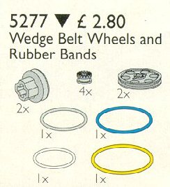 Wedge-Belt Wheels and Rubber Bands