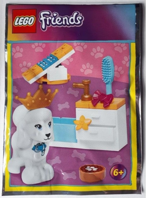 Poodle in Dog Parlor foil pack