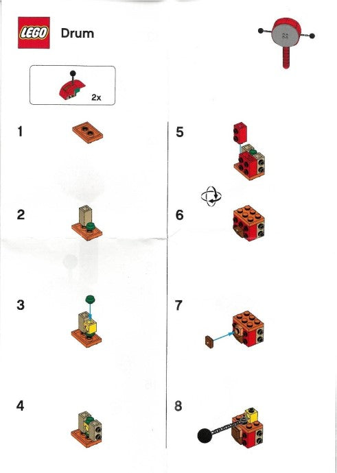 LEGO Store Chinese New Year Traditional Drum Exclusive Set