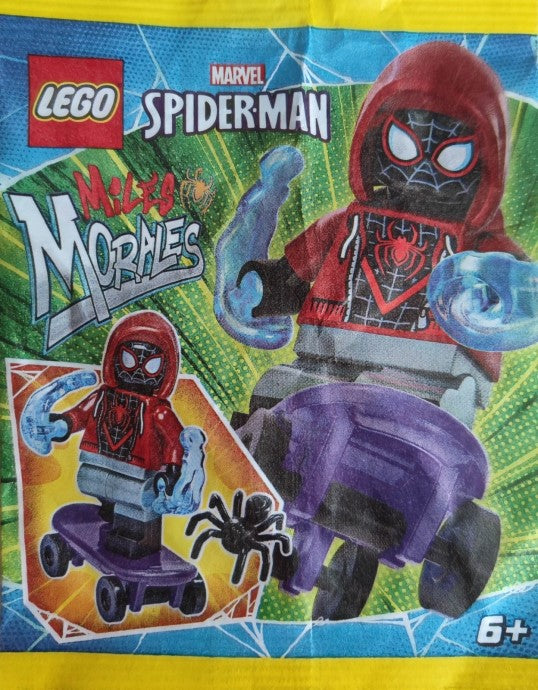 Miles Morales with Skateboard paper bag