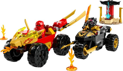 Kai and Ras's Car and Bike Battle