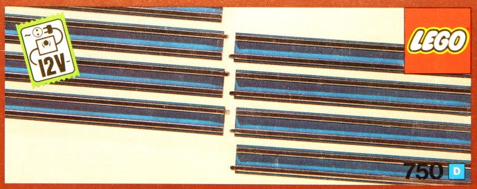 8 Straight 12V Conducting Rails
