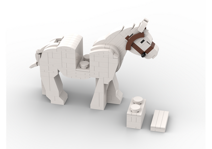 MOC-77927-1: Scaled Lego Horse