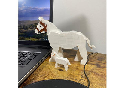 MOC-77927-1: Scaled Lego Horse