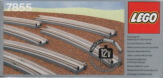 8 Curved Electric Rails Gray 12v