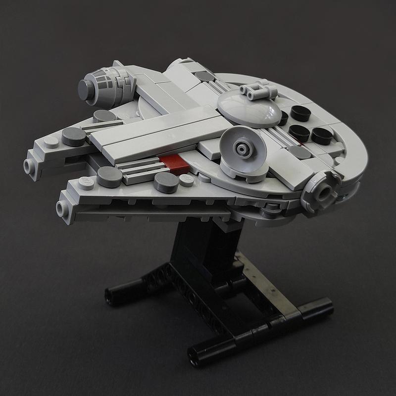 Desk Display Micro Falcon. Both Versions In One Package