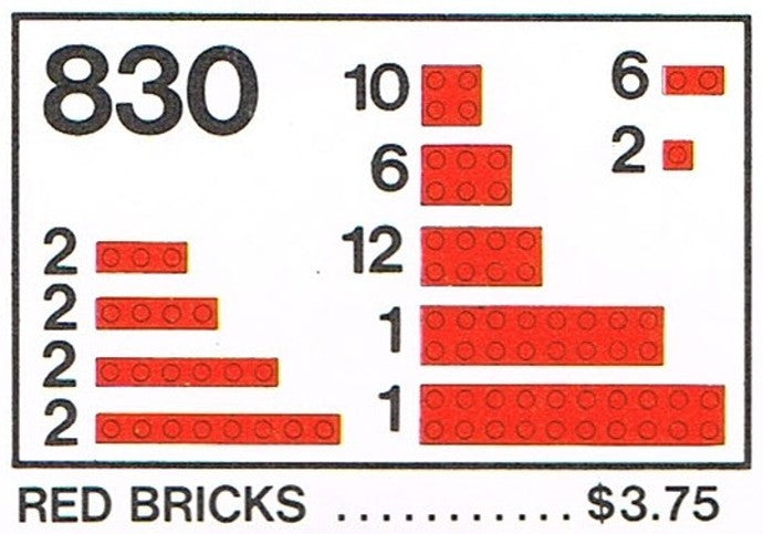 Red Bricks Parts Pack
