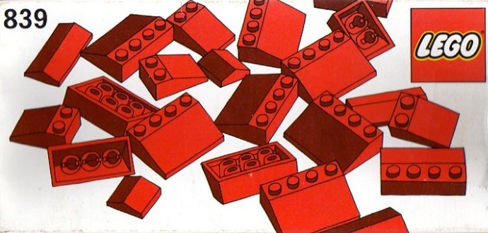 Red Roof Bricks Parts Pack