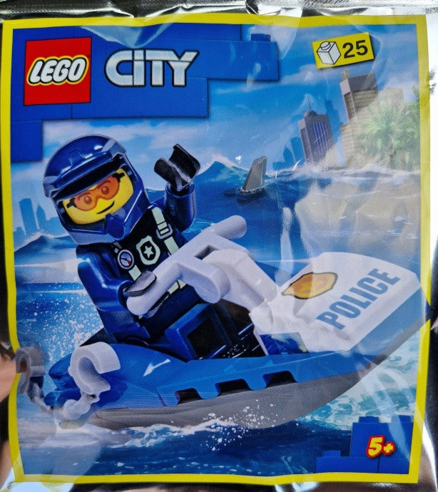 Policeman with Jet Ski foil pack