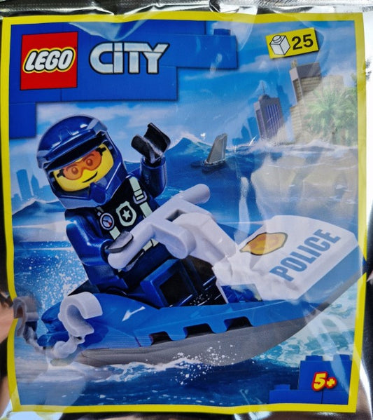 Policeman with Jet Ski foil pack