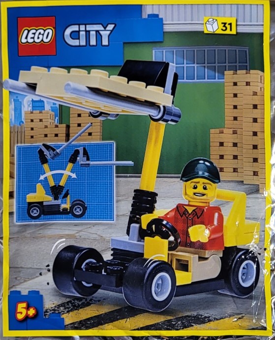 Forklift Driver with Forklift Truck foil pack