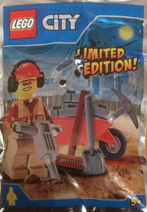 Worker with Wheelbarrow foil pack