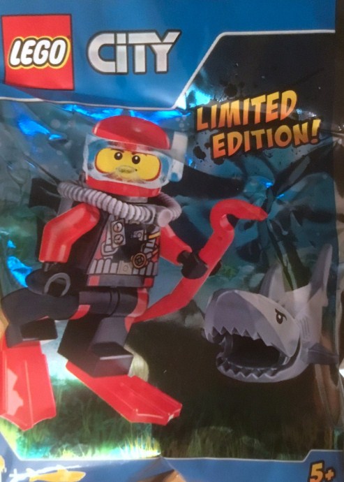 Scuba Diver and Shark foil pack #1