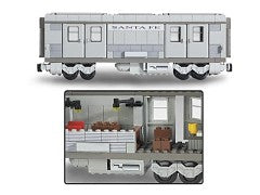 Santa Fe Cars - Set I (mail or baggage car)