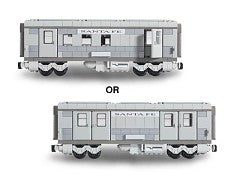 Santa Fe Cars - Set I (mail or baggage car)