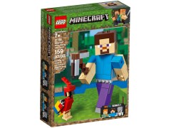 Minecraft Steve BigFig with Parrot