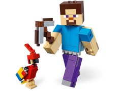 Minecraft Steve BigFig with Parrot