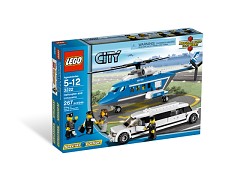 Helicopter and Limousine