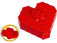 Valentine's Day Heart Box polybag