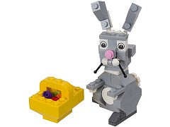 Easter Bunny with Basket polybag