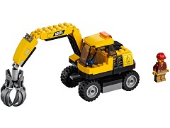 Excavator and Truck