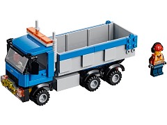 Excavator and Truck
