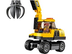 Excavator and Truck