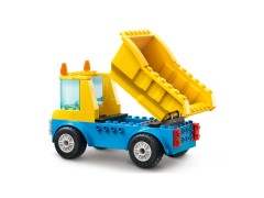 Construction Trucks and Wrecking Ball Crane