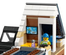 Family House and Electric Car