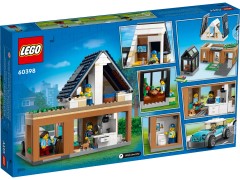 Family House and Electric Car