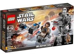 Ski Speeder vs. First Order Walker Microfighters