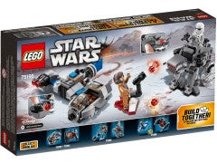 Ski Speeder vs. First Order Walker Microfighters
