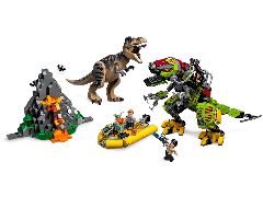 T. rex vs Dino-Mech Battle
